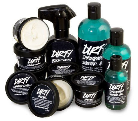 Полная линия продуктов Dirty от LUSH