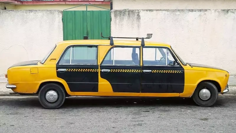 Кубинское многоместное такси на основе нашей «копейки».
