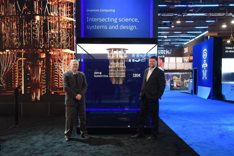 Квантовый компьютер IBM на выставке CES 2019. Фото: Pinterest