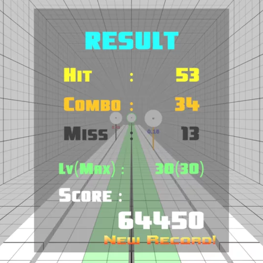 Скриншот с результатами игры Скриншот с результатами игры
