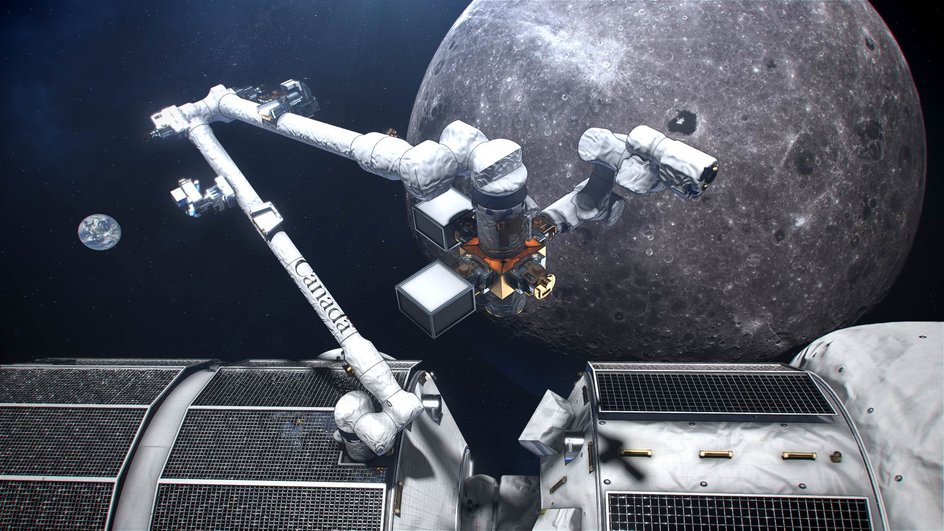 Манипулятор Canadarm3 внешний вид Манипулятор Canadarm3 внешний вид