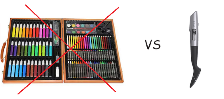 С Colorpik Pen не нужны никакие цветные фломастеры и ручки. Фото: Kickstarter