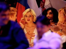 Полина Гагарина и Кончита Вурст Полина Гагарина и Кончита Вурст