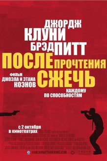 После прочтения сжечь: постер