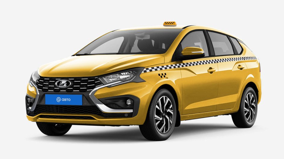 Рендеры Lada Iskra SW для такси