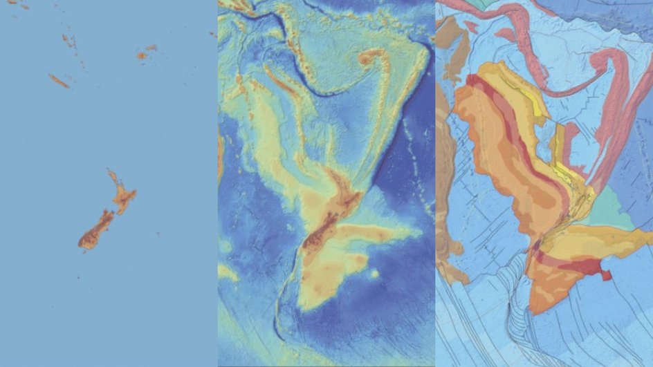 Зеландию полностью нанесли на карту. Фото: GNS Science