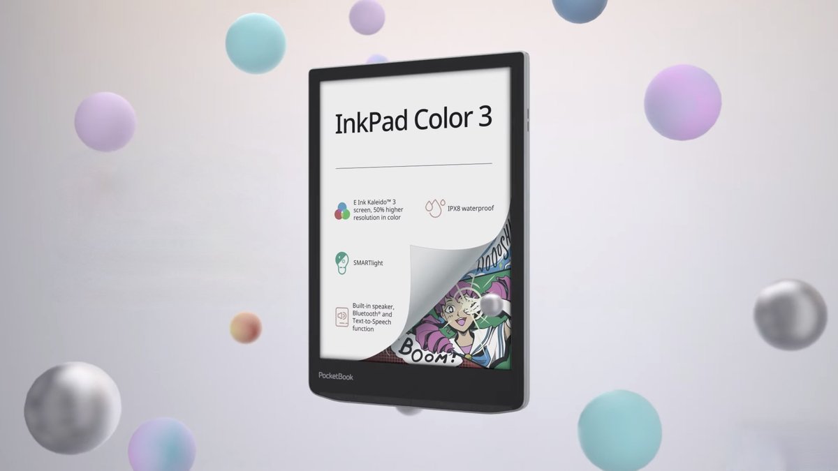 Выпущена водонепроницаемая электронная книга с цветным «бумажным» экраном  (цена) - Hi-Tech Mail.ru