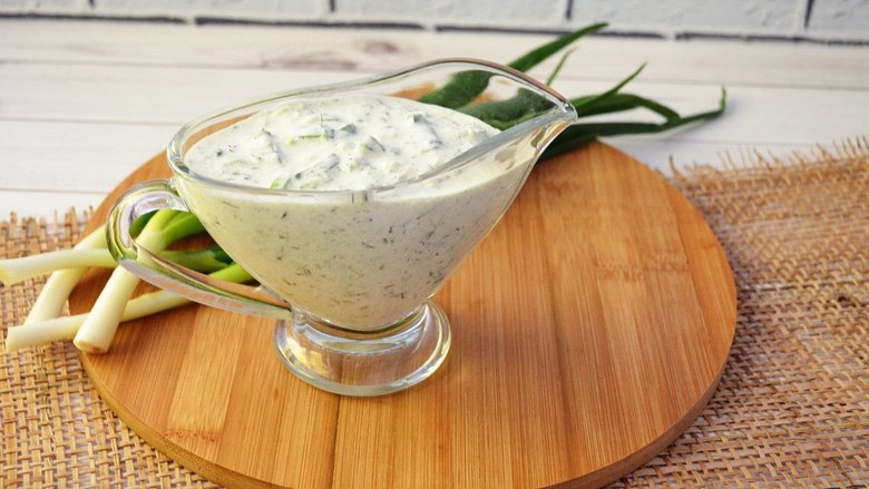 Белый соус для шашлыка — рецепт с фото