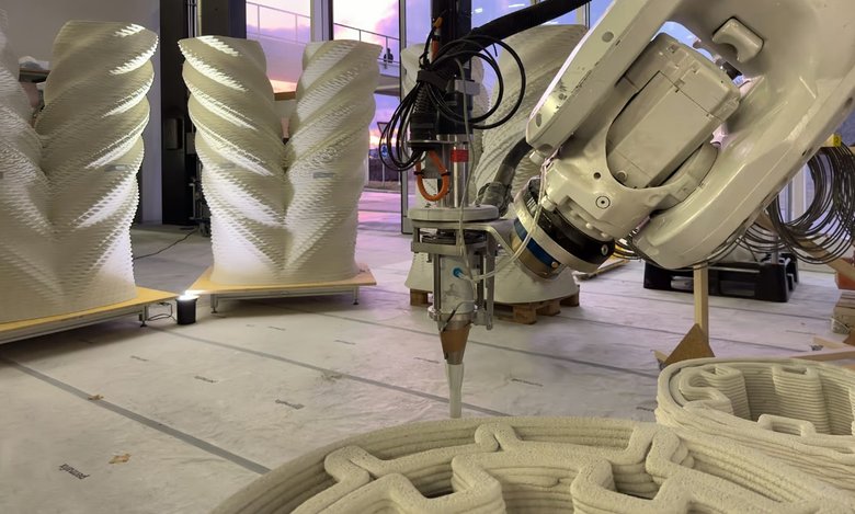 Каждую деталь башни печатают на 3D-принтере