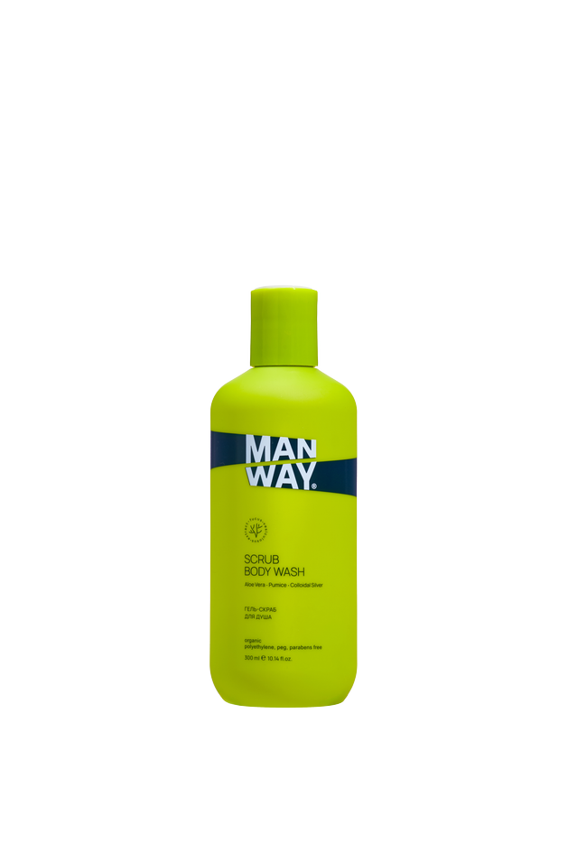 Гель-скраб для душа Scrub Body Wash, MAN WAY Гель-скраб для душа Scrub Body Wash, MAN WAY