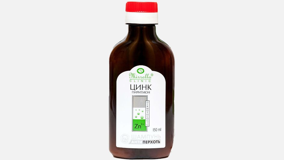Шампунь с цинком пиритионом, Mirrolla Шампунь с цинком пиритионом, Mirrolla