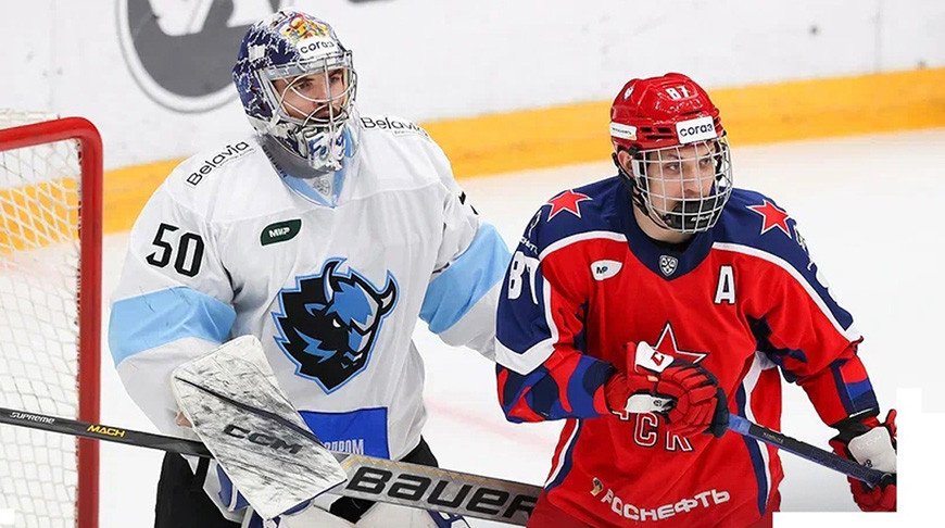 Хоккеисты минского «Динамо» проиграли ЦСКА в первом матче гостевого турне