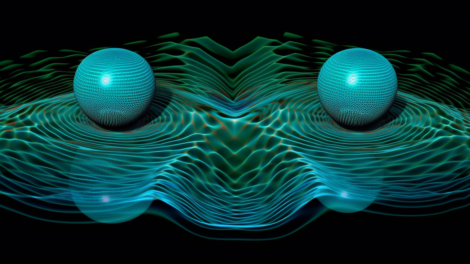 Интерференция волн от двух точечных когерентных источников сферических волн. 