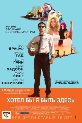 Хотел бы я быть здесь: постер