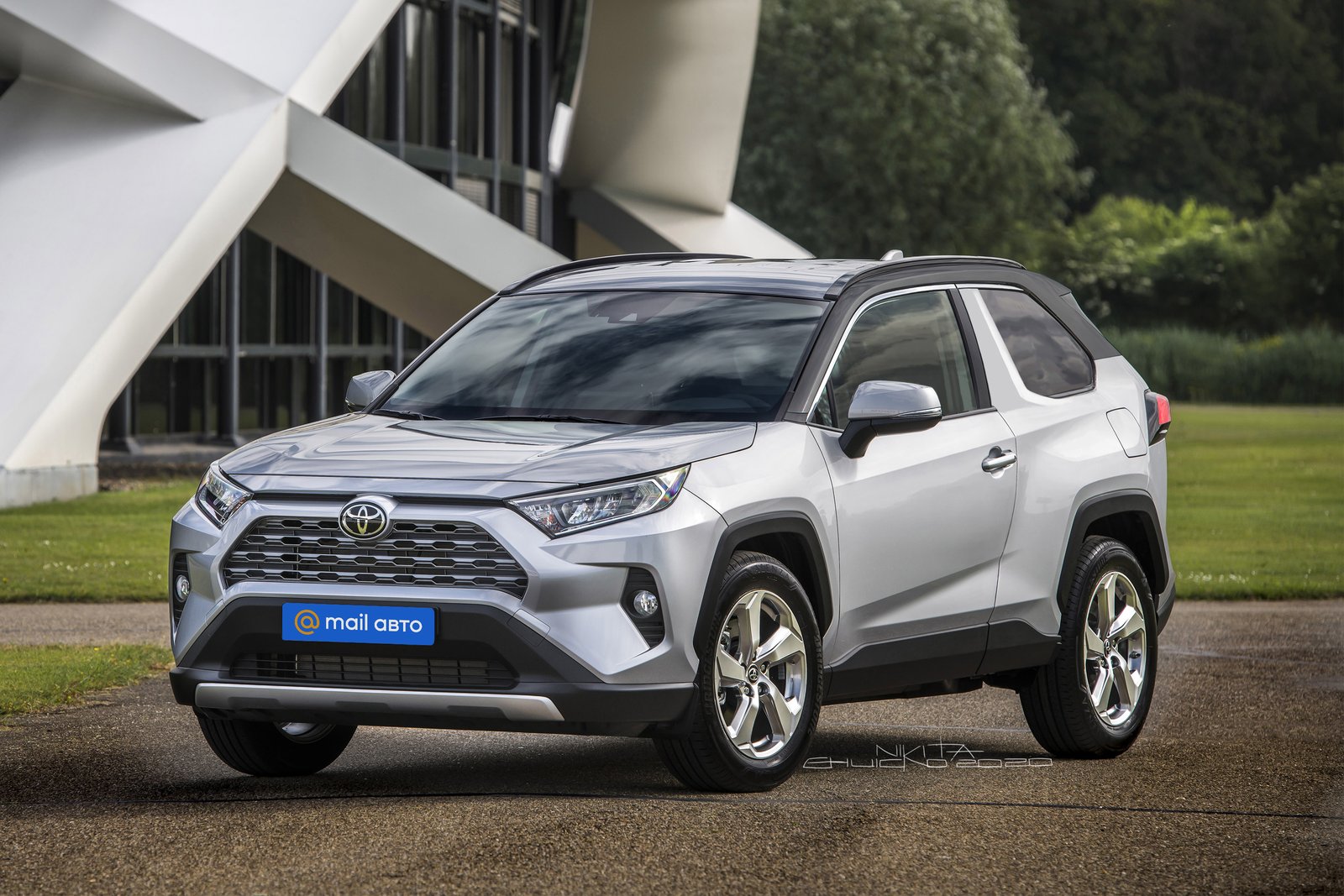 Трехдверная Toyota RAV4: наши рендеры