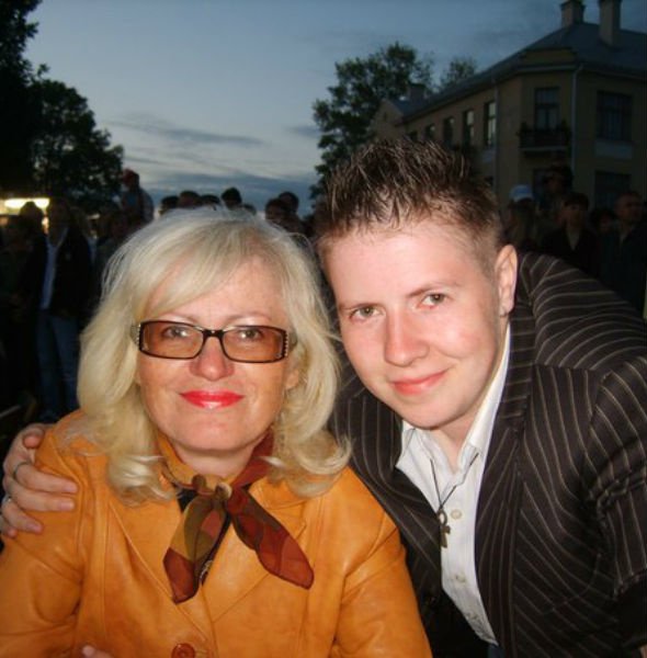 Евгений Литвинкович с мамой