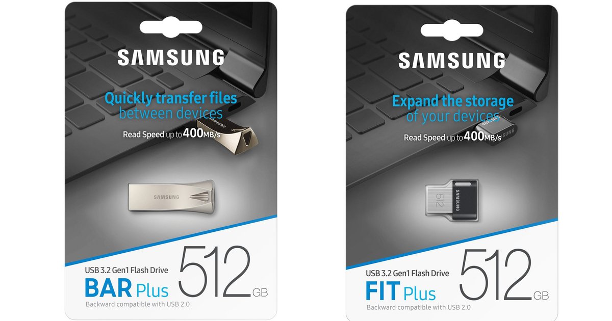 Samsung представила суперзащищенные флешки объемом 512 ГБ
