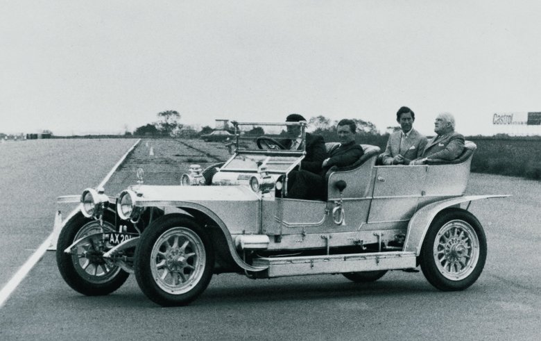 Принц Чарльз на оригинальном Rolls-Royce Silver Ghost