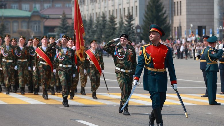 На набережной в Ростове проходит репетиция парада