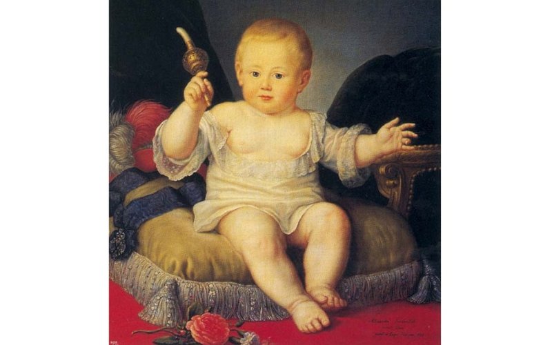 Ж.-Л. Вуаль. Портрет великого князя Александра Павловича в детстве. 1778 г.