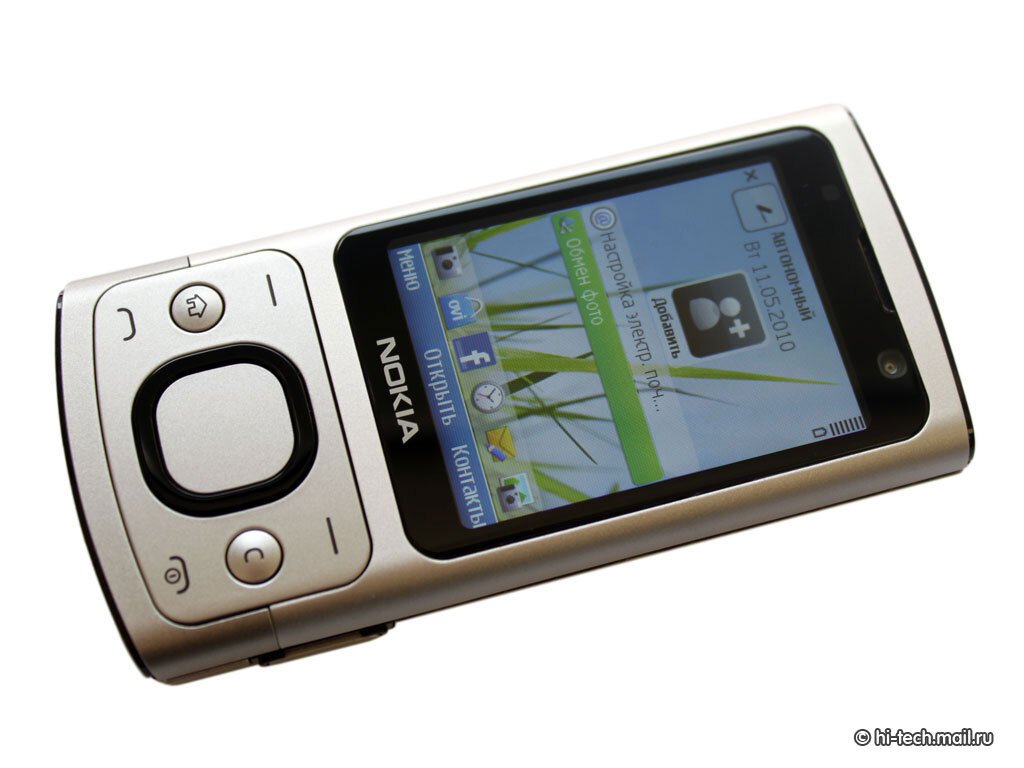 Обзор Nokia 6700 slide. Металлический смартфон - Hi-Tech Mail.ru