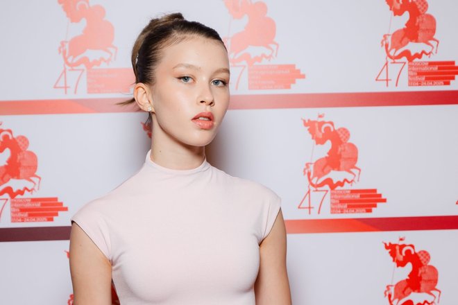 Анна Пересильд на премьере фильма «Мужу привет», фото: пресс-служба
