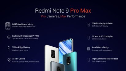 В чем разница между Redmi Note 9 Pro и моделью «макс»