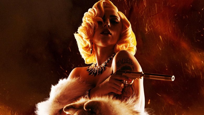 Леди Гага на постере к фильму «Мачете убивает»