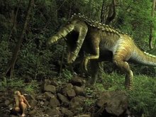 Кадр из Динокрок против динозавра