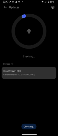 Настройка роутера Huawei WiFi BE3 через смартфон