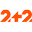 Логотип - 2+2