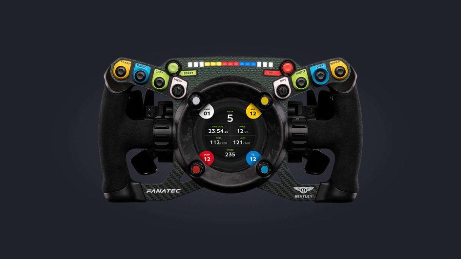 Руль получил название Podium Steering Wheel Bentley GT3