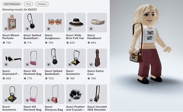 Пользователи одевают свои аватары в брендовые вещи. Фото: dailymail.co.uk