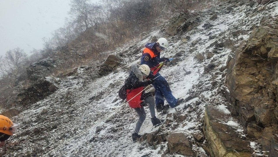 Альпинисты на горе Развалка Железноводск