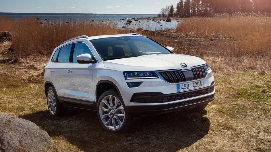 Кроссовер Skoda Karoq за пределами асфальта