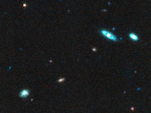 Галактики MEGA, которые ученые наблюдают с помощью JWST, изменяют цвет и морфологию, что дает представление об их возрасте, содержании пыли и звездообразовании