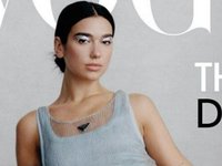 Content image for: 525947 | Дуа Липа в прозрачном платье от Prada снялась для Vogue