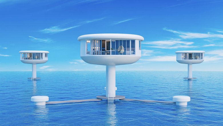 Бюджетная одноэтажная модель SeaPod. Фото: Ocean Builders