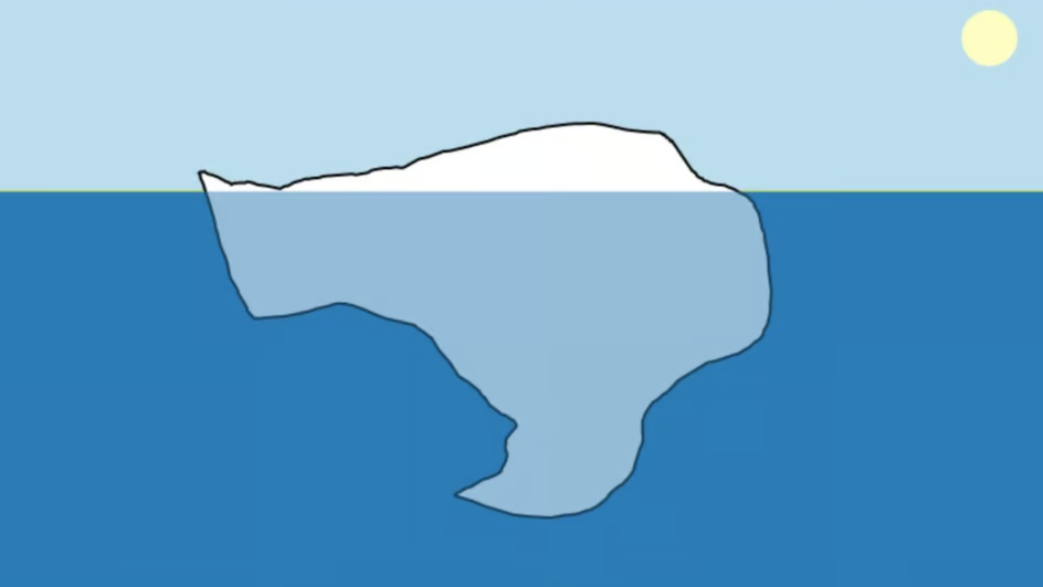 Нарисованный айсберг
