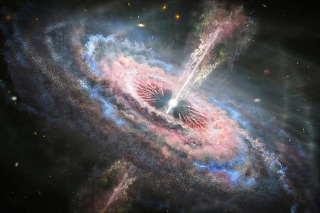 Quasar Galaxy Stock Quasar Galaxy Stock