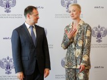 Владимир Мединский и Дарья Мороз Владимир Мединский и Дарья Мороз