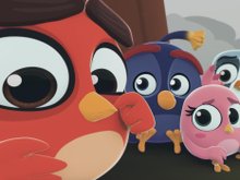 Кадр из Angry Birds. Пузыри