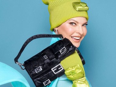 Линда Евангелиста в кампэйне Fendi