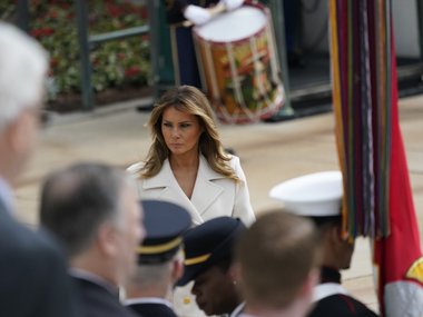 Slide image for gallery: 13084 | Мелания Трамп. Источник: legion-media.ru