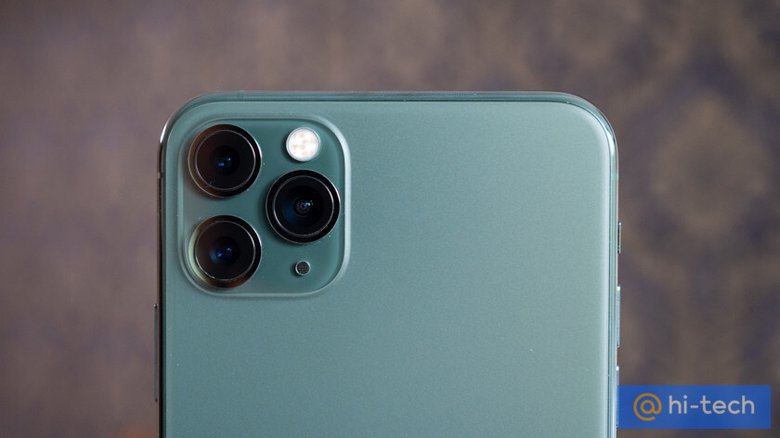 Три камеры в iPhone 11 Pro