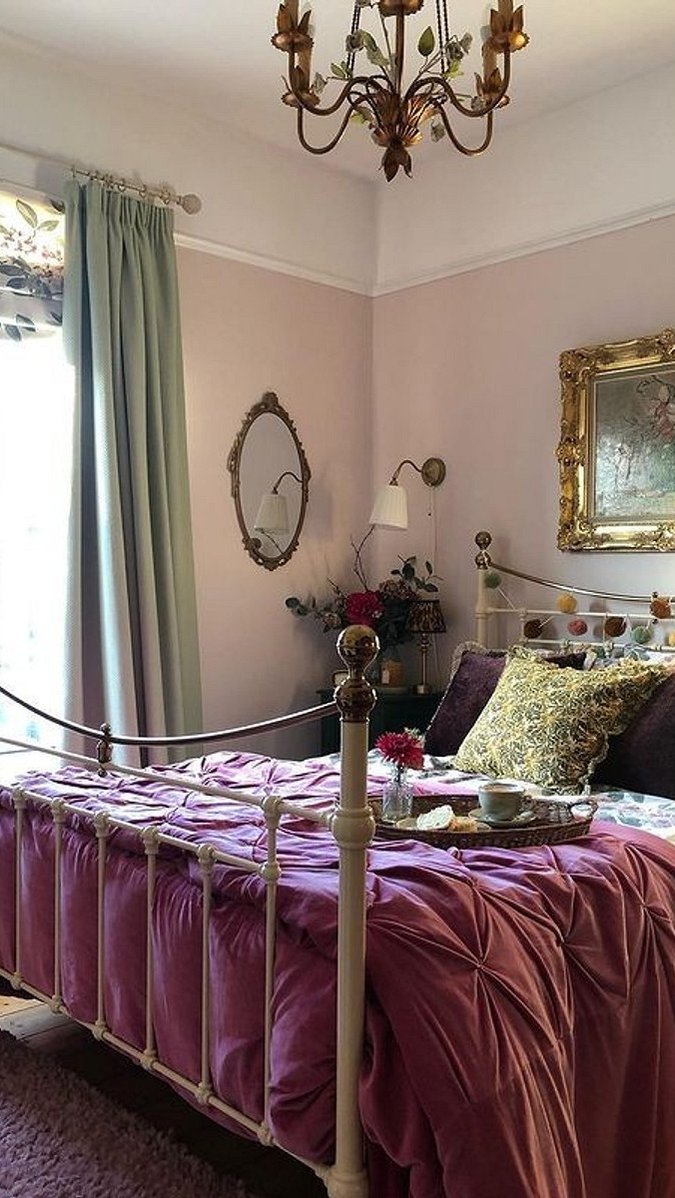 6 красивых спален с женственным настроением
