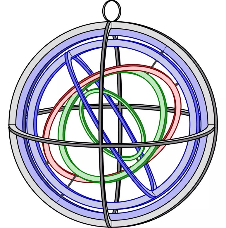 Упрощенная реконструкция астрономического инструмента Птолемея с девятью кольцами. Фото: Аlexander Jones et al.
