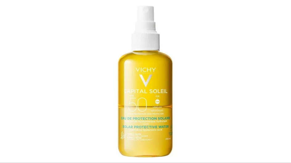 Солнцезащитный спрей для тела фирмы VICHY серия Capital Soleil Cell Protect SPF50+ Солнцезащитный спрей для тела фирмы VICHY серия Capital Soleil Cell Protect SPF50+