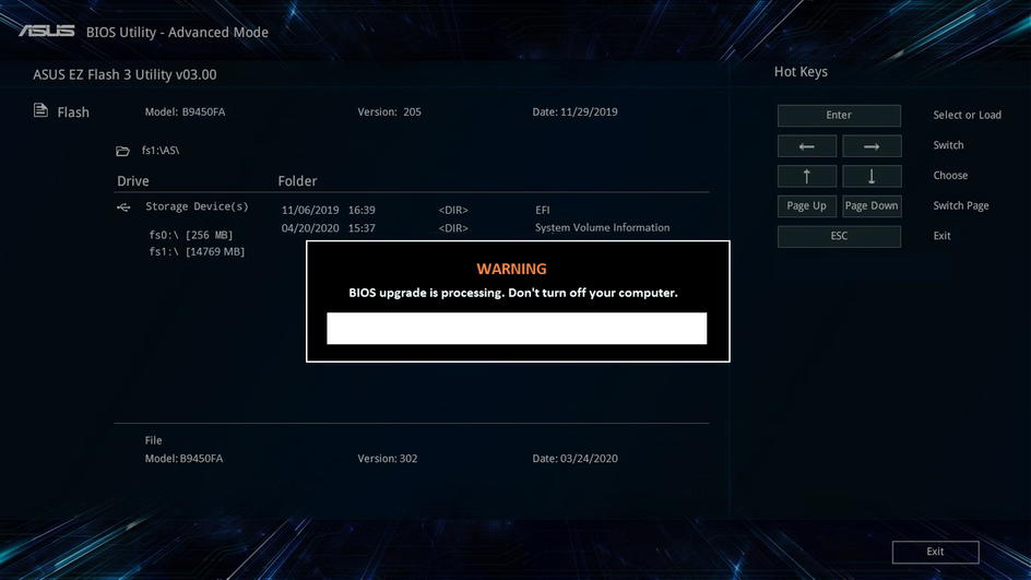 Обновление BIOS на ASUS Обновление BIOS на ASUS