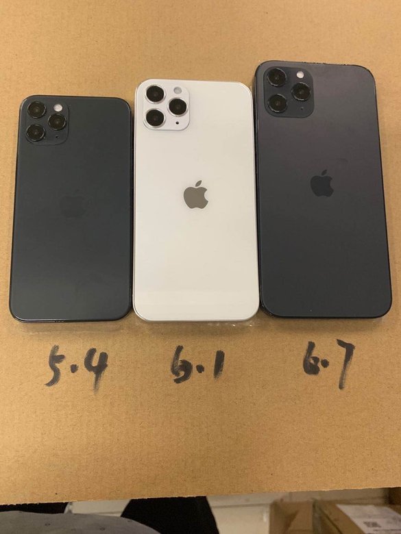 Сравните размеры трех новых айфонов